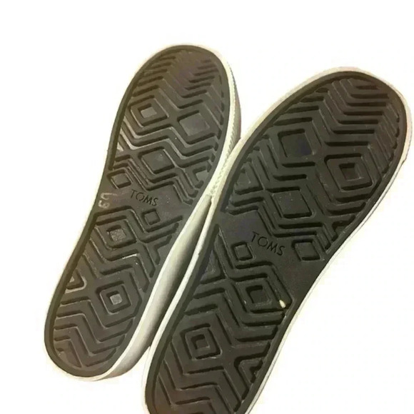 Toms Alpargata Boardwalk Slip‎ On Canvas Platform Sneaker - Size 9 - Picture 5 of 6